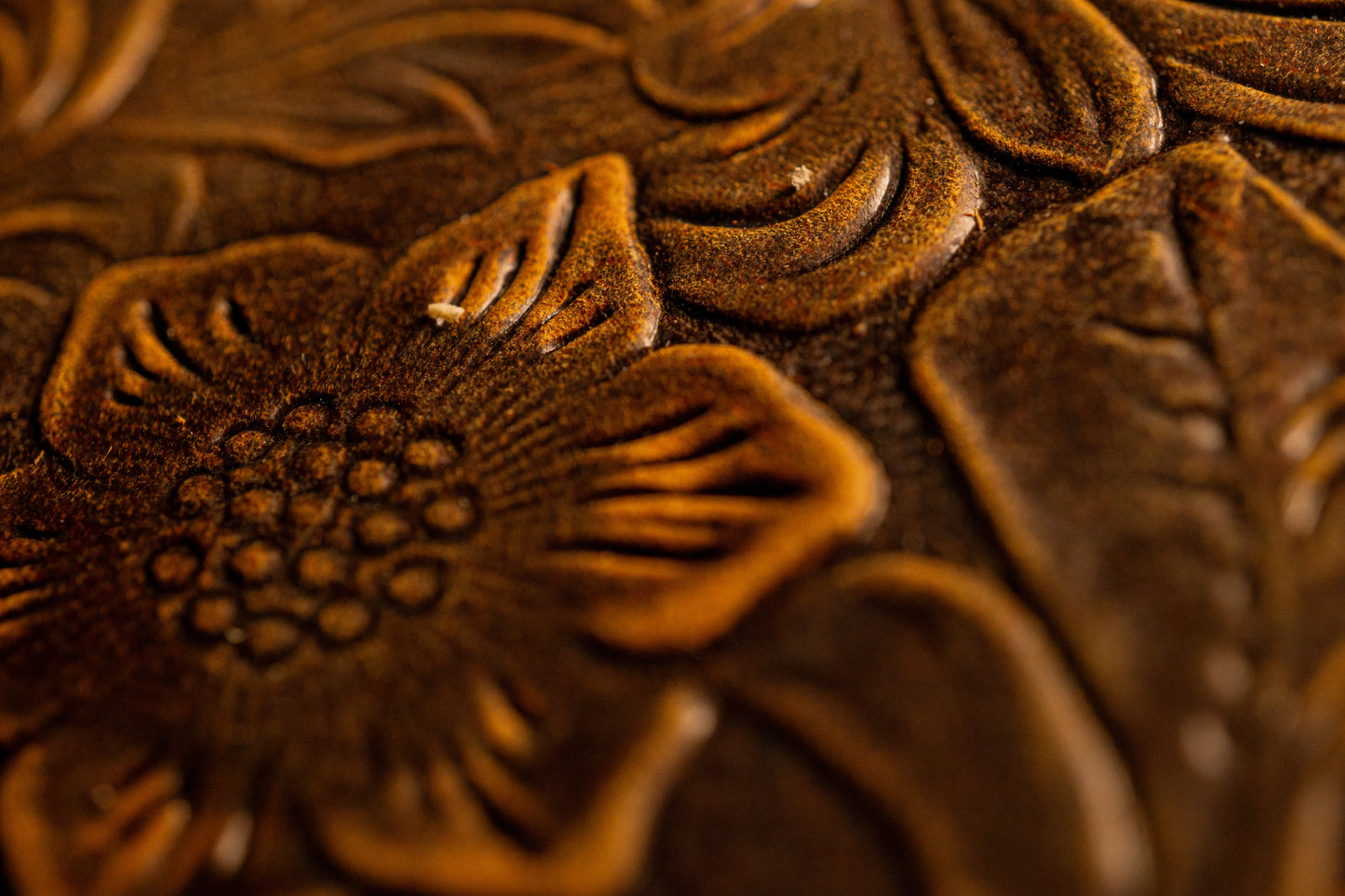 Real leather notebook