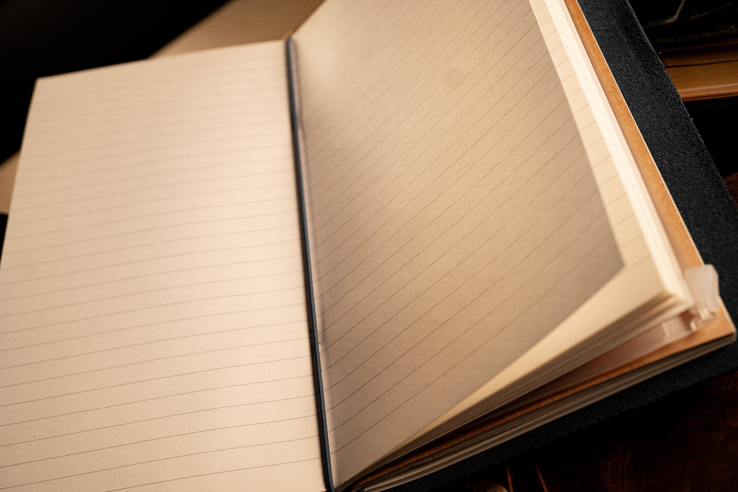 Crazy Horse Leather Notebook Vintage