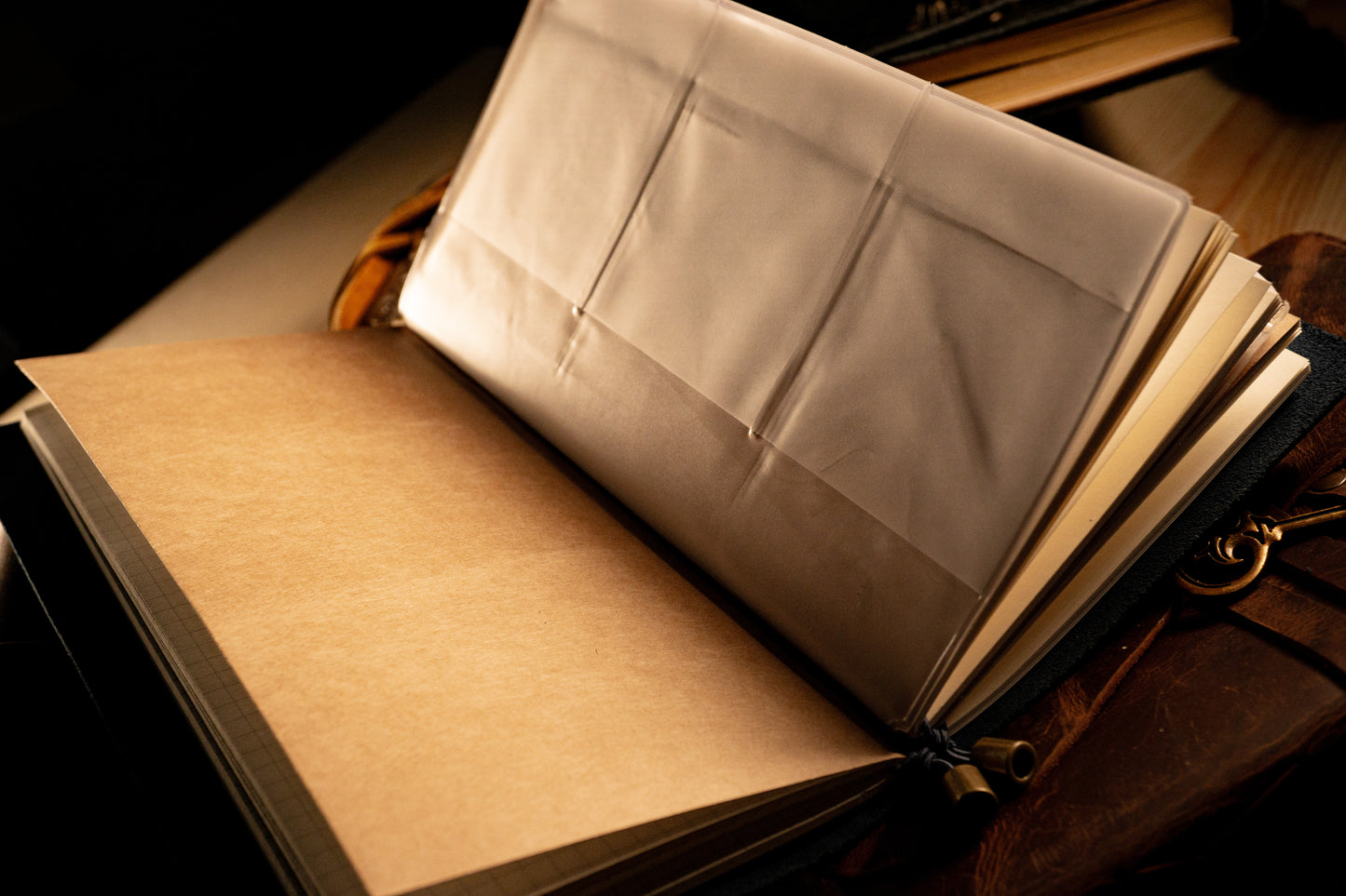 Crazy Horse Leather Notebook Vintage