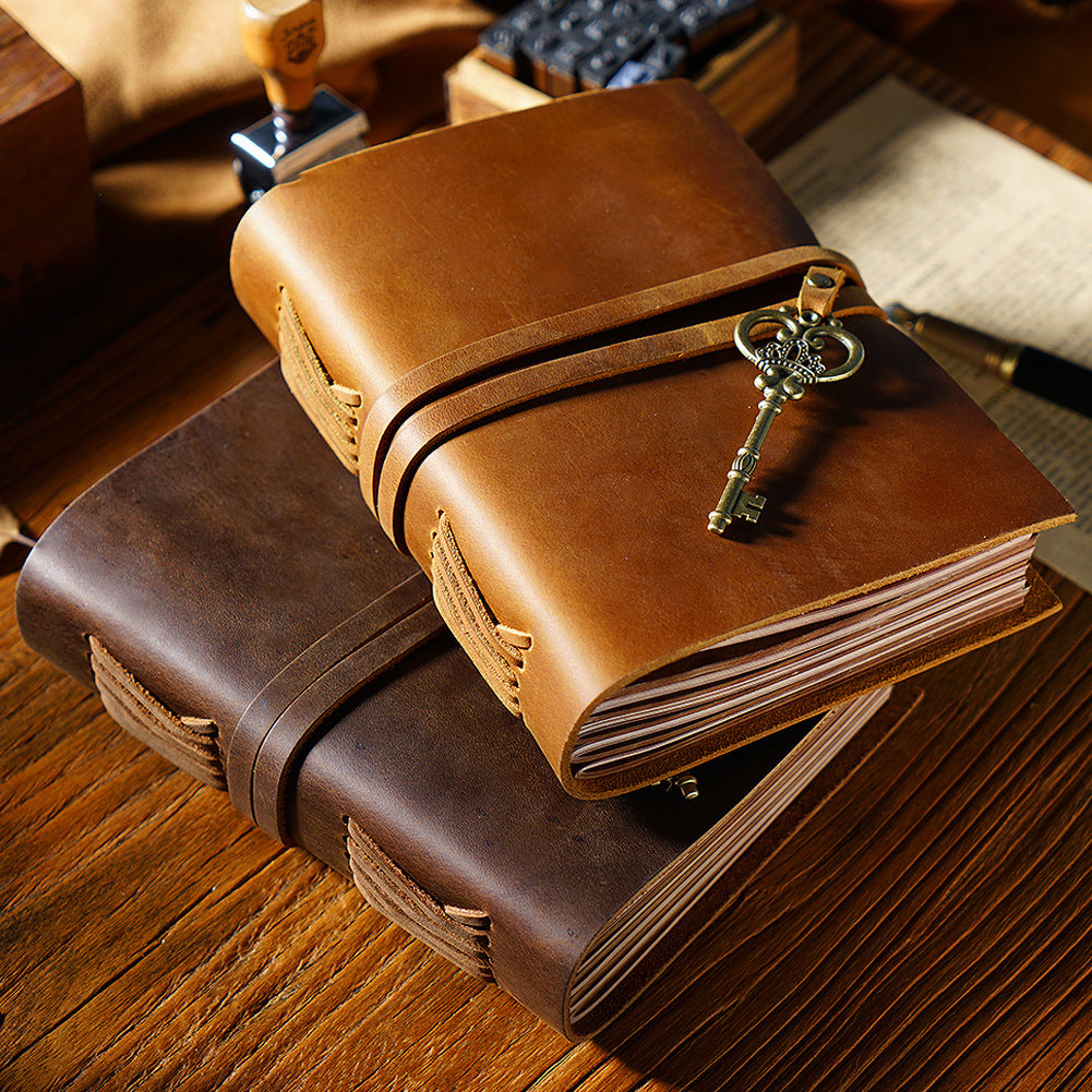 Head Layer Cowhide Retro Traveler's Notebook