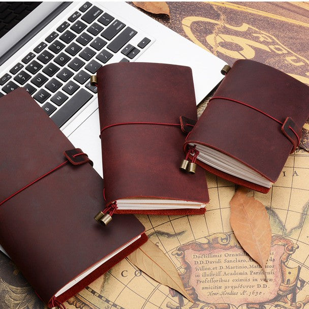 Crazy Horse Leather Notebook Vintage